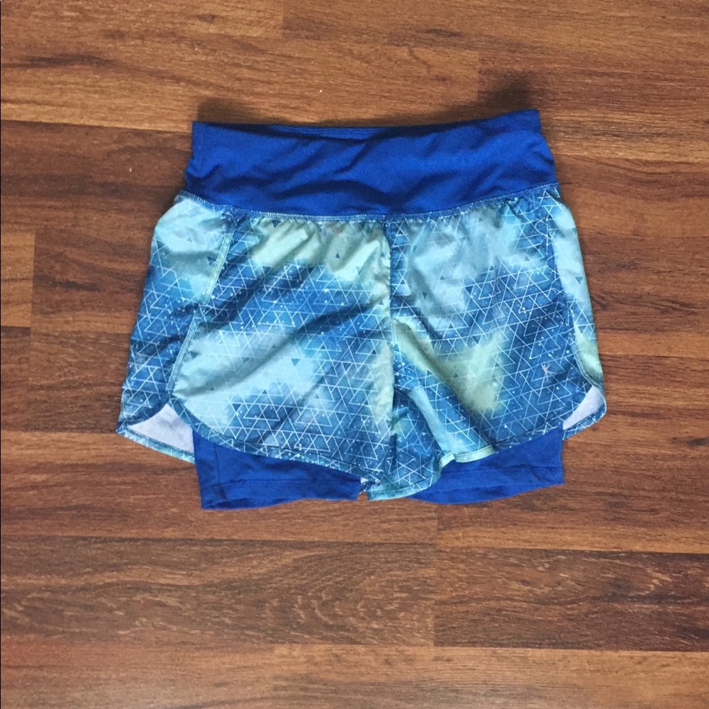 Blue Running Shorts